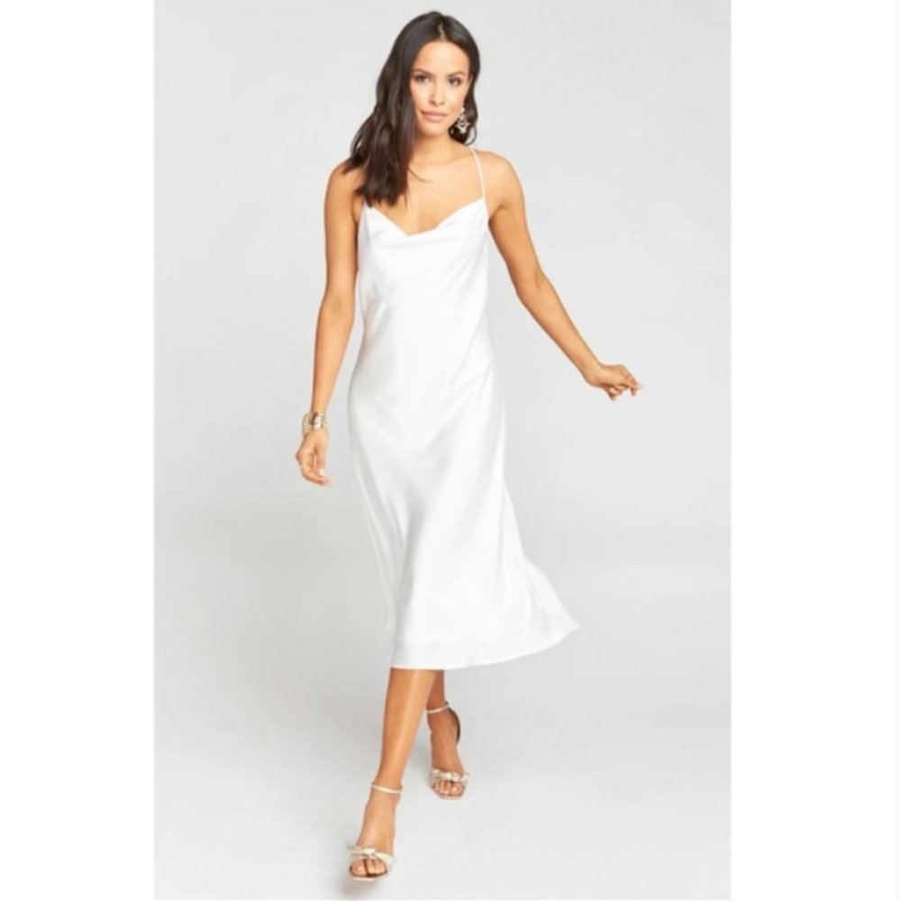 Show Me Your Mumu Verona Cowl Neck Dress Size Large Wedding Guest Homecoming